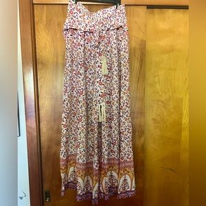 Simplee Women’s Wide Led Boho Floral Pants.